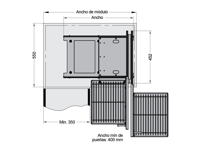 Rinconero mágico reversible de extracción completa