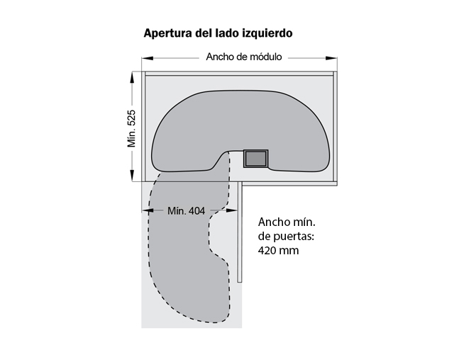 Rinconero extraíble con Soft Closing