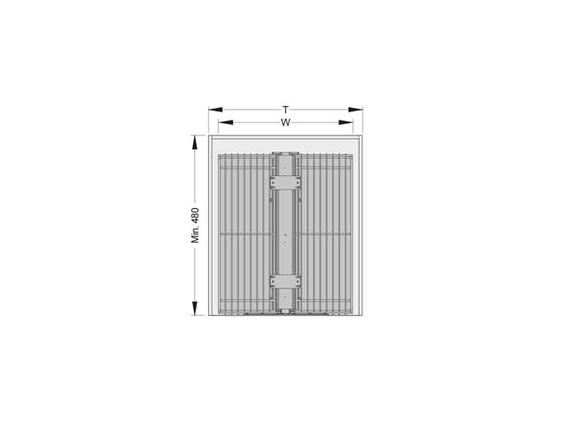Columna extraíble para frente de aplicar