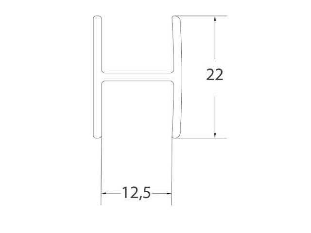 Conector para zócalo de PVC