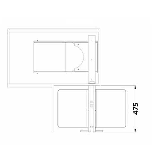 Rinconero reversible de extracción total