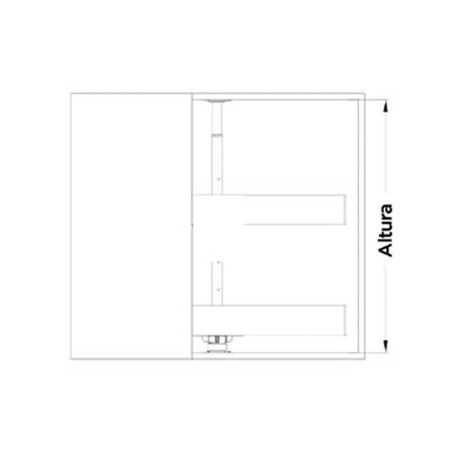 Rinconero giratorio 180º