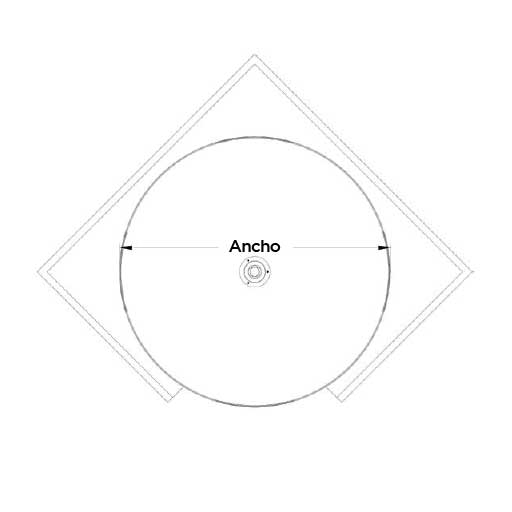 Rinconero giratorio 360º