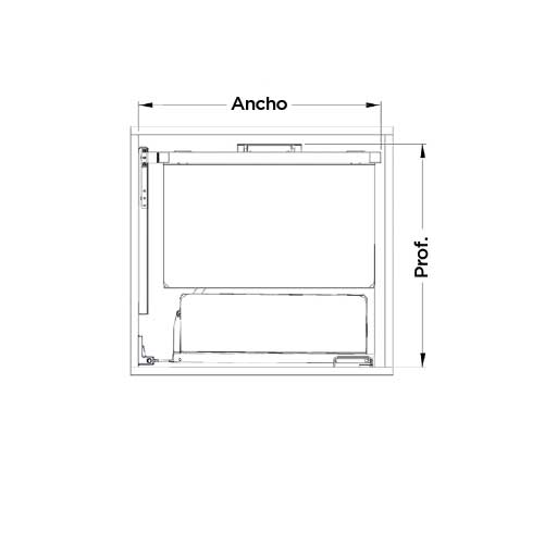 Bajo mesada acceso total 2 y 3 niveles