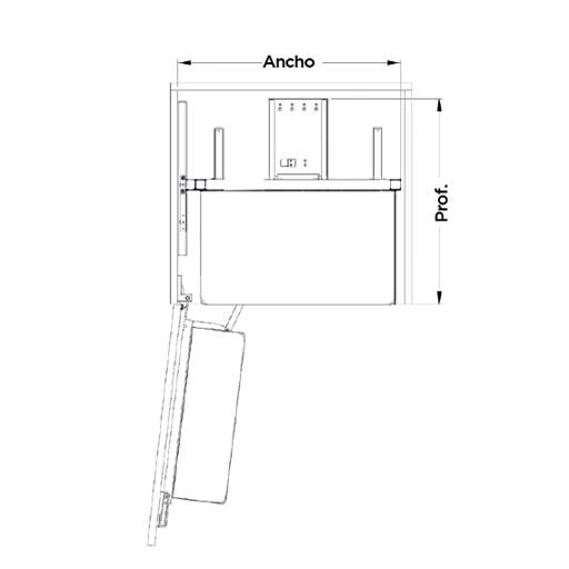 Bajo mesada acceso total 2 y 3 niveles