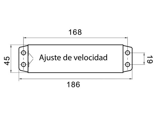 Cierra puertas aéreo 180°. Fuerza de cierre EN3/EN4