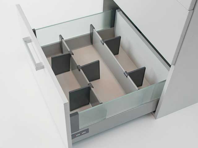 Divisor para lateral de vidrio