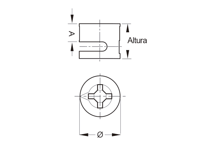 Cajas conectoras concéntricas