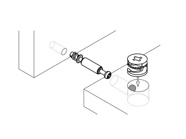 Cajas conectoras concéntricas