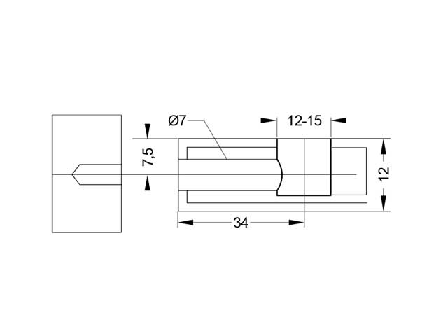 Caja conectora concéntrica 15