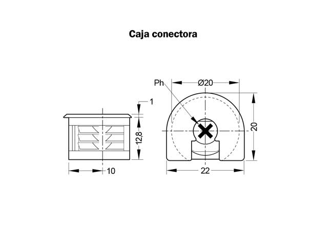 Conector rápido con rosca directa Ø5 mm