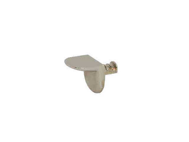 Soporte de estante tipo L con traba  antidesmonte Ø5 mm