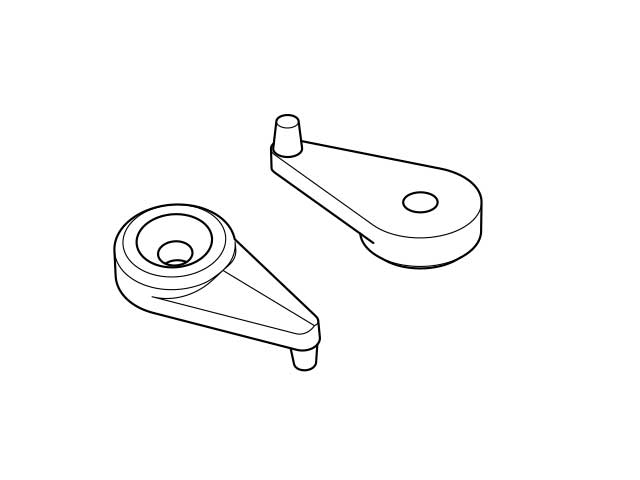 Clip plástico para vidrio embutido