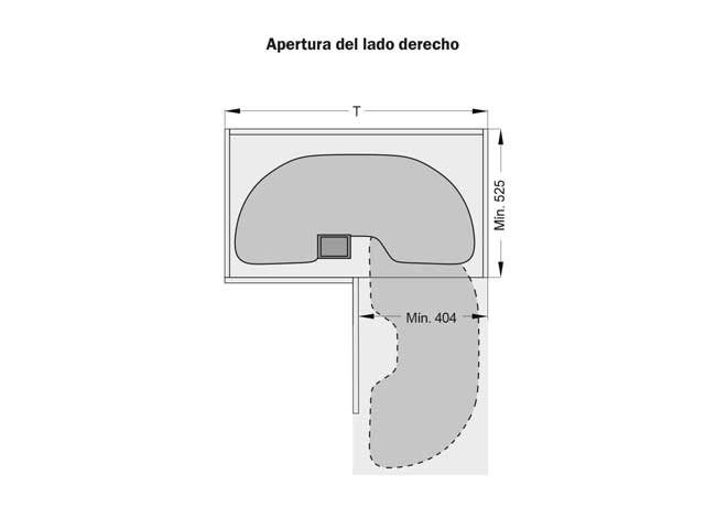 Rinconero extraíble con Soft Closing