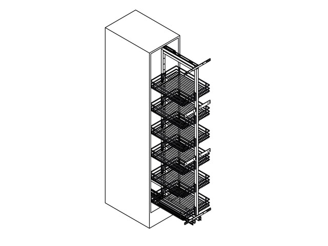 Columna extraíble para frente de aplicar