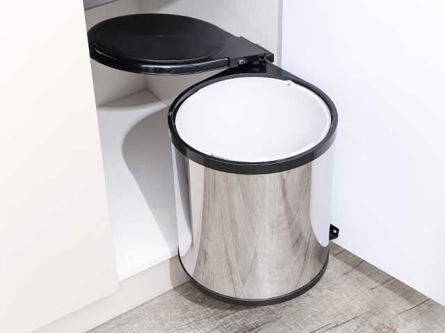 Cesto para puerta giratoria. 12 y 14 L