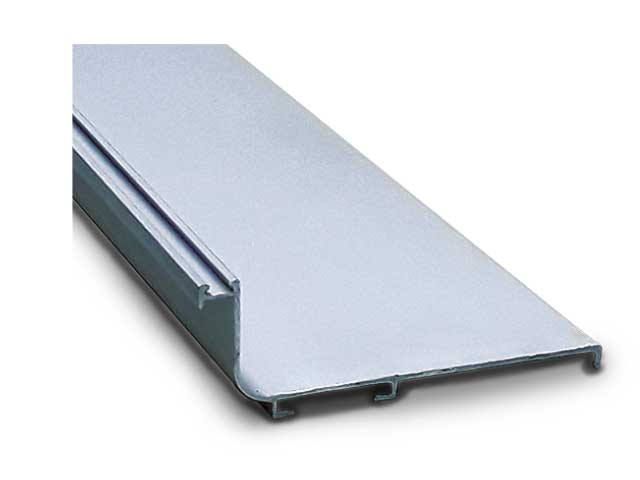 Perfil manija oculto superior. Aluminio anodizado