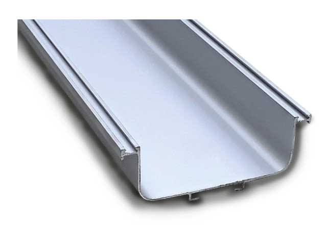 Perfil manija oculto medio. Aluminio anodizado