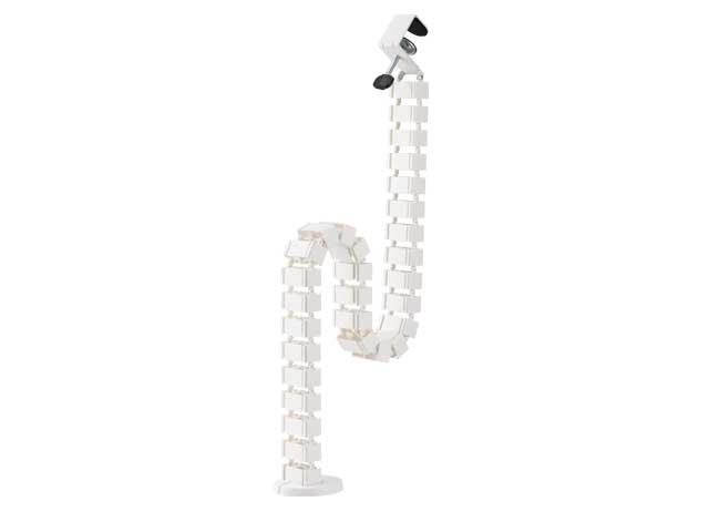 Pasacable flexible con abrazadera