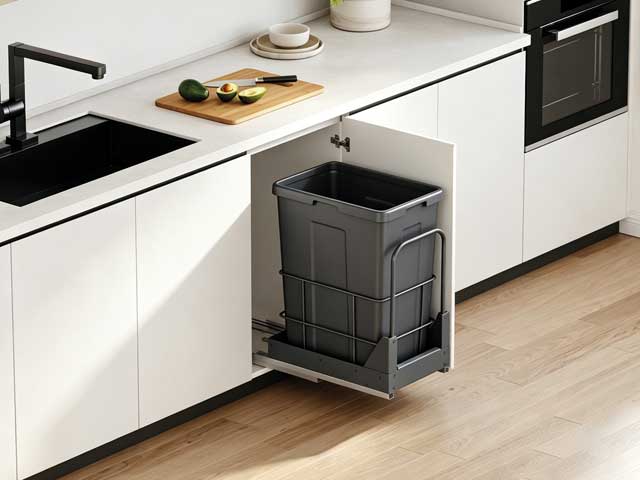 Cestos individuales para mobiliario 1 x 35 L