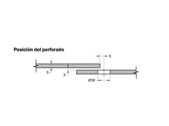 Cerradura para puerta de cristal corrediza